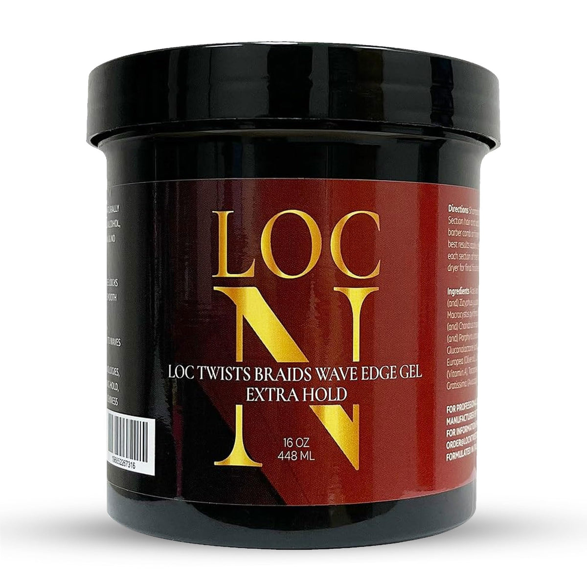 LOCN texture closeup displaying clear gel consistency and non-greasy sheen for smooth control