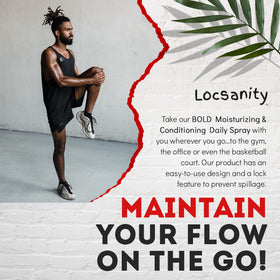 Before-and-after locs with Locsanity BOLD demonstrating improved softness benefit
