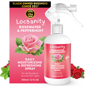 Locsanity front packaging showing 12 fl oz bottle and clear label for easy identification