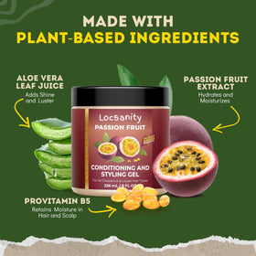 Locsanity label closeup listing ingredients for informed ingredient choice