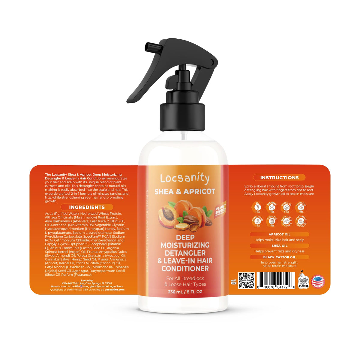 Locsanity butter closeup texture highlighting creamy shea and apricot blend