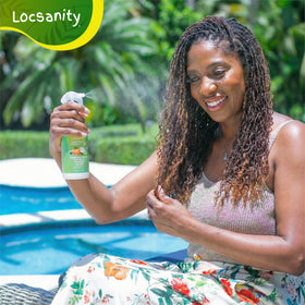 Locsanity applied to braids in-use showing freshened style and manageable hair