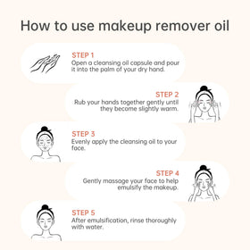 Loffeyo cleansing oil being massaged onto face showing effective makeup removal benefit