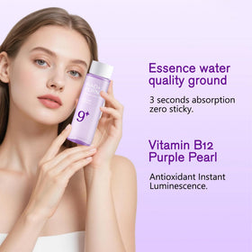 Loicwoo toner applied with cotton pad for quick-absorbing finish