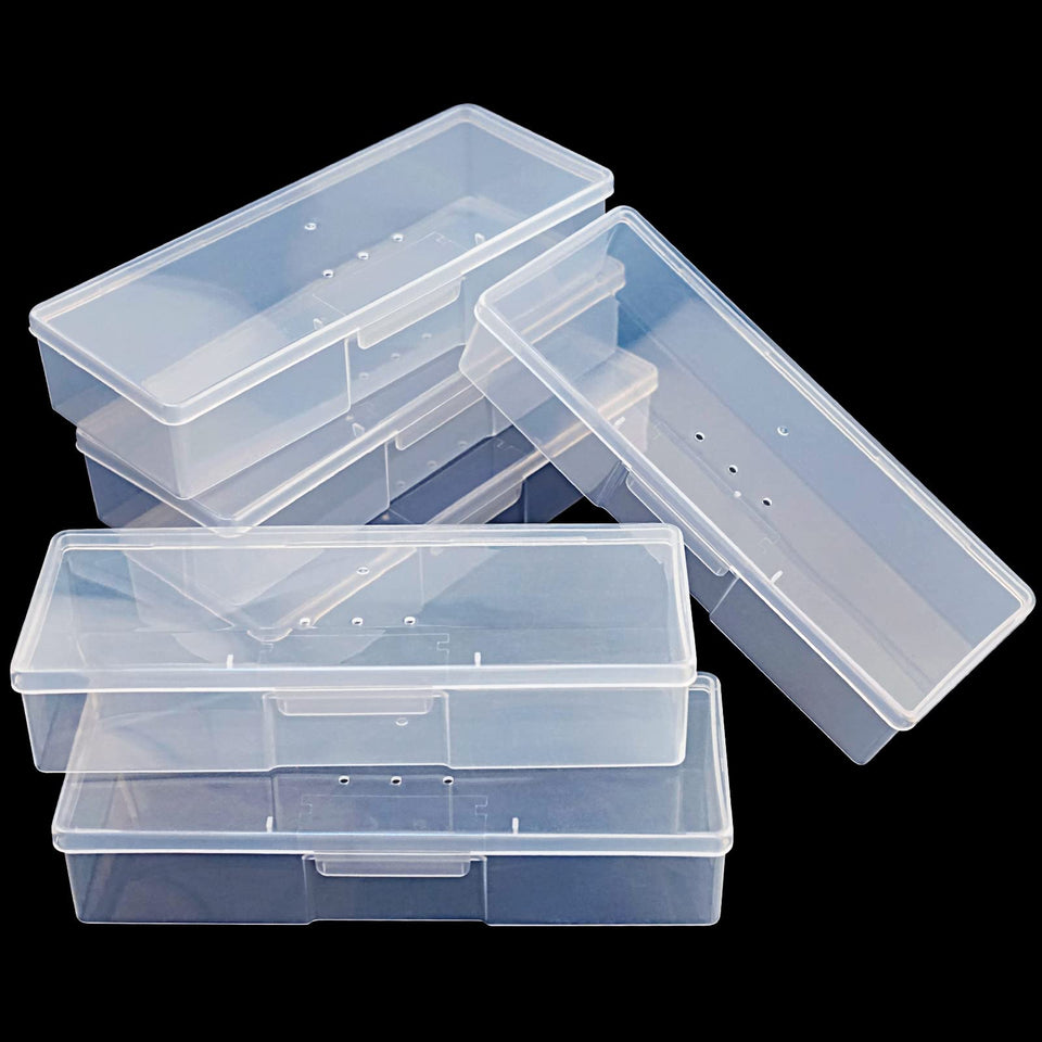 Lokyango front packaging showing six clear manicure boxes for neat storage
