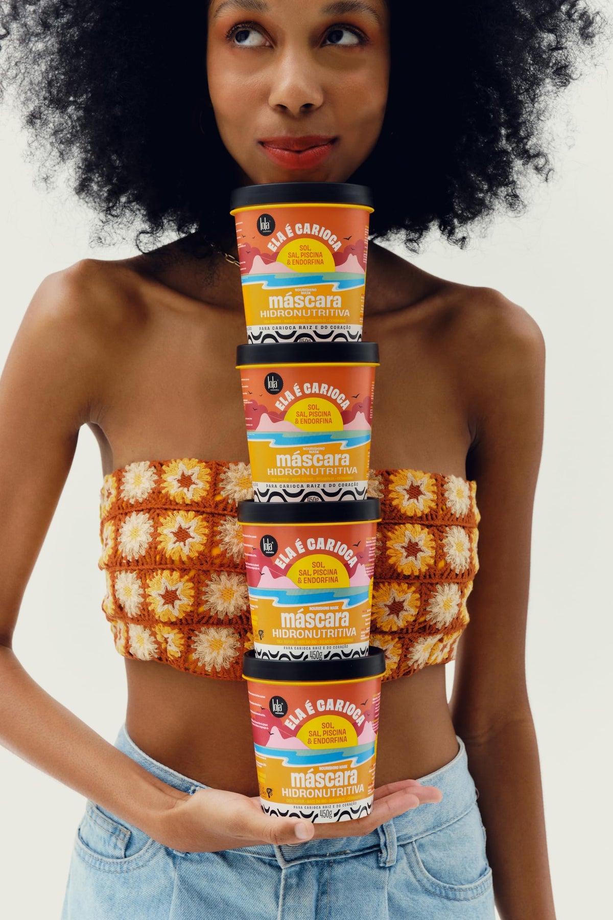Lola Ella E Carioca cream texture close-up demonstrating rich hydration and smoothing action