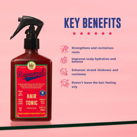 Lola Rapunzel texture closeup shows fine lightweight tonic that won’t weigh hair down