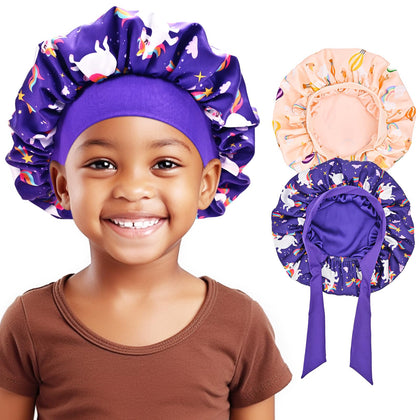 Lolalet front view of purple and pink bonnet pack showing style and variety for easy choice
