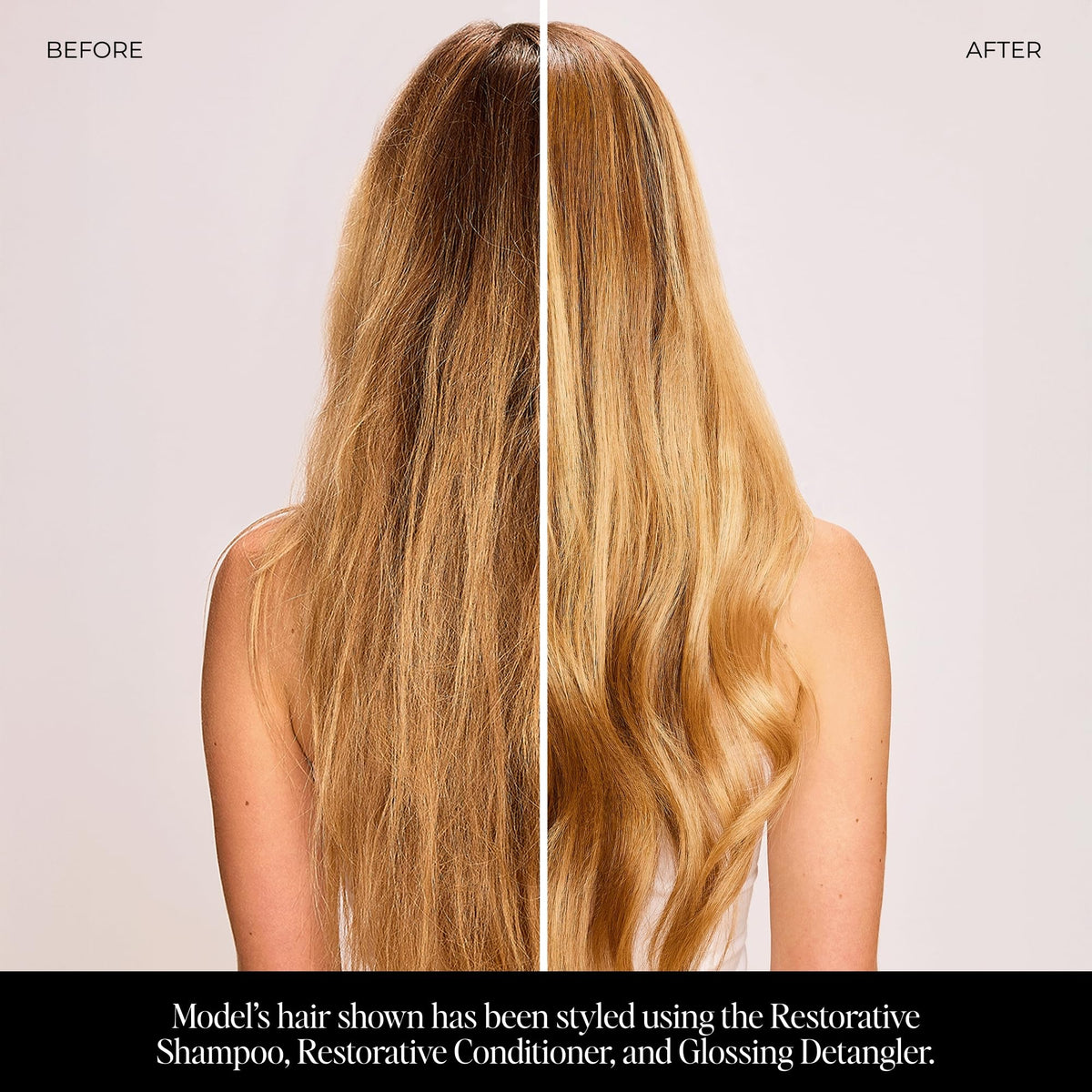 LolaVie conditioner applied to hand demonstrating silky spread benefit