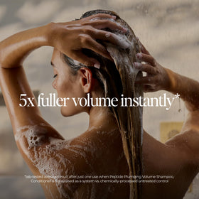 LolaVie creamy lather texture demonstrating gentle, non-stripping cleanse