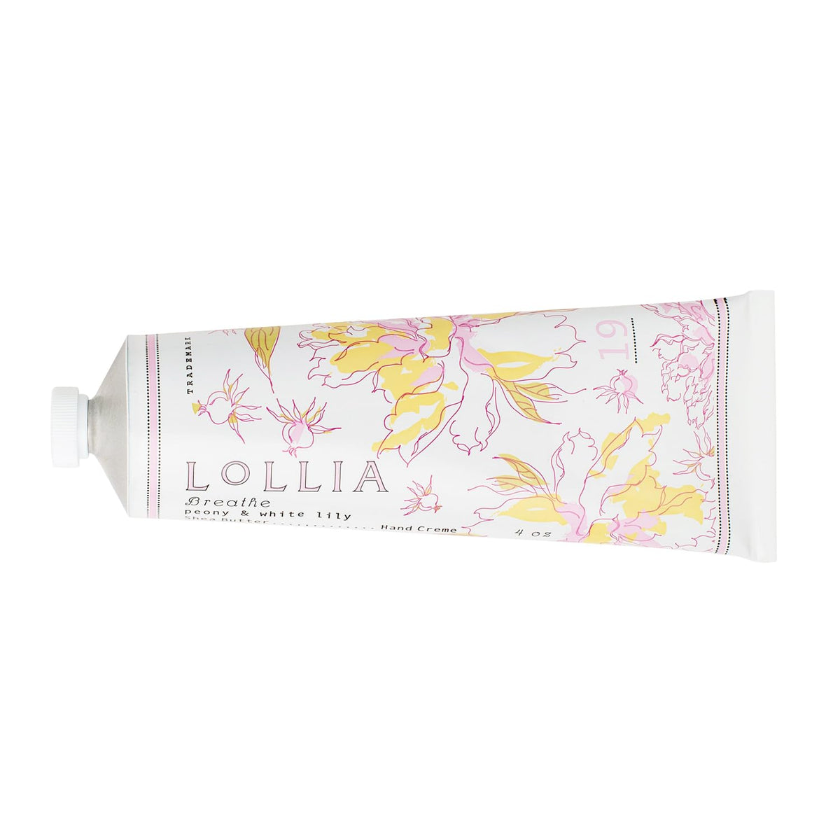 LOLLIA Breath front packaging showing tube and floral design, elegant gift appeal