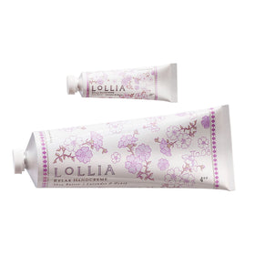LOLLIA front packaging showing floral keepsake box and 4 oz tube for gifting