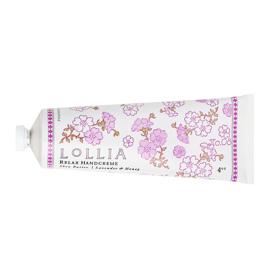 LOLLIA Relax front packaging showing tube and label for elegant gifting