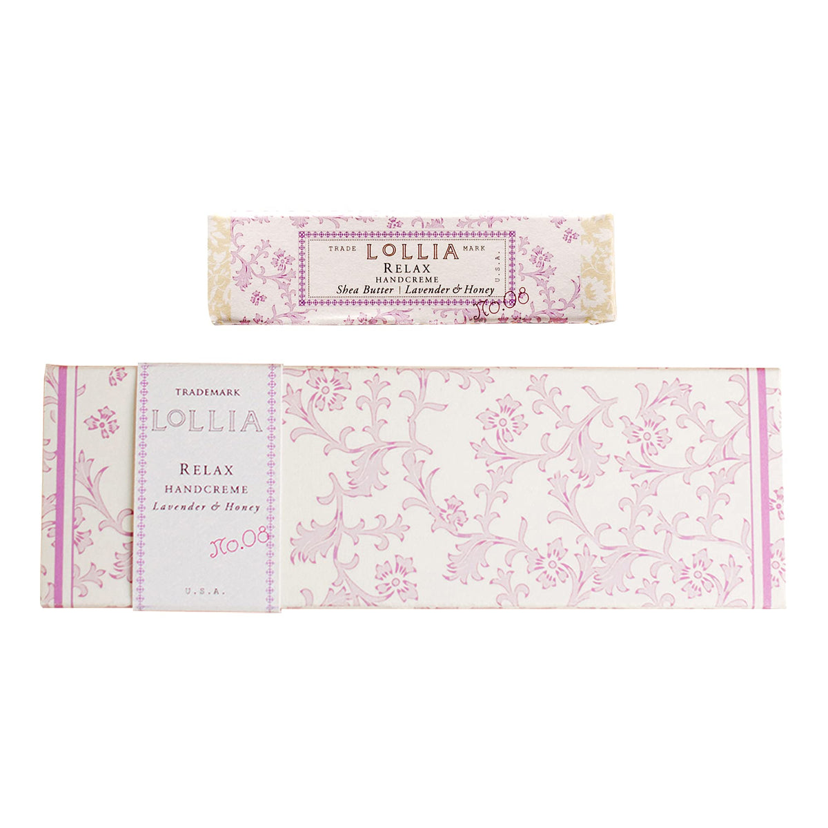 LOLLIA cream texture close-up demonstrating rich shea-cocoa butter finish