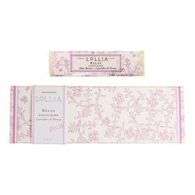 LOLLIA cream texture close-up demonstrating rich shea-cocoa butter finish