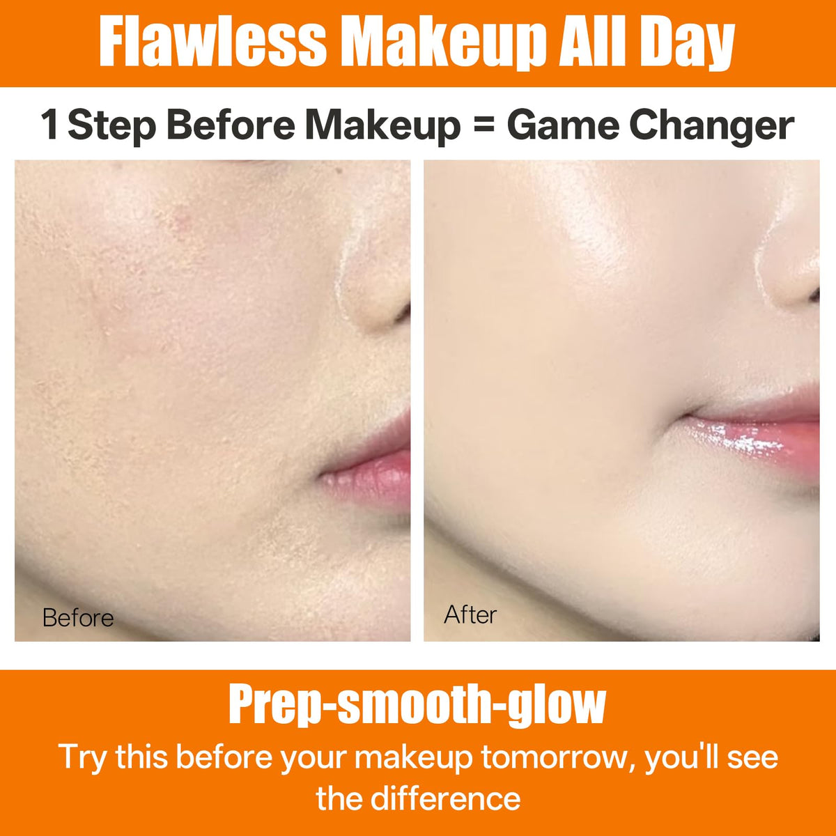 pad used before makeup demonstrating Lollsea prepping skin for smoother makeup finish