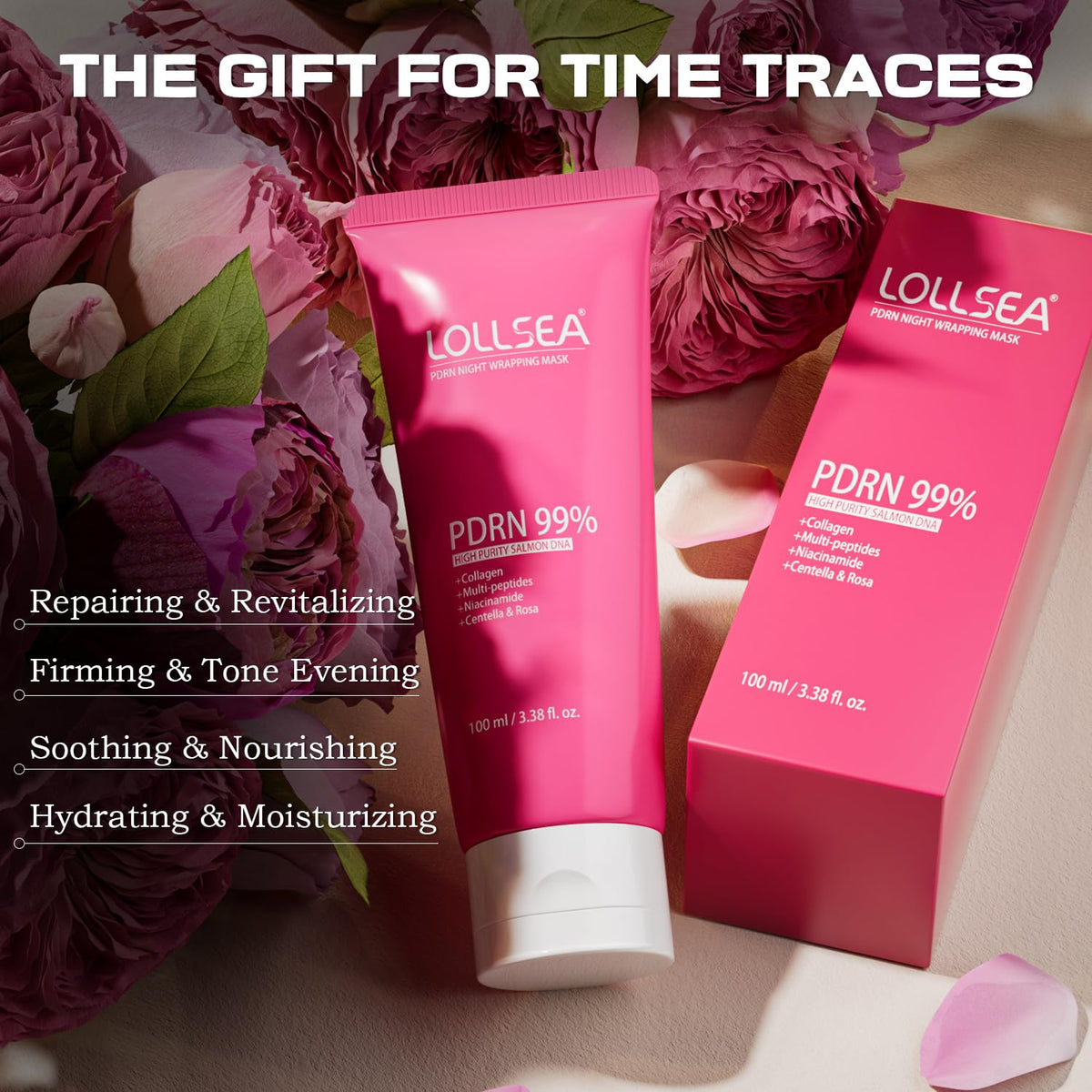 Lollsea close-up of mask gel texture demonstrating smooth application and hydration