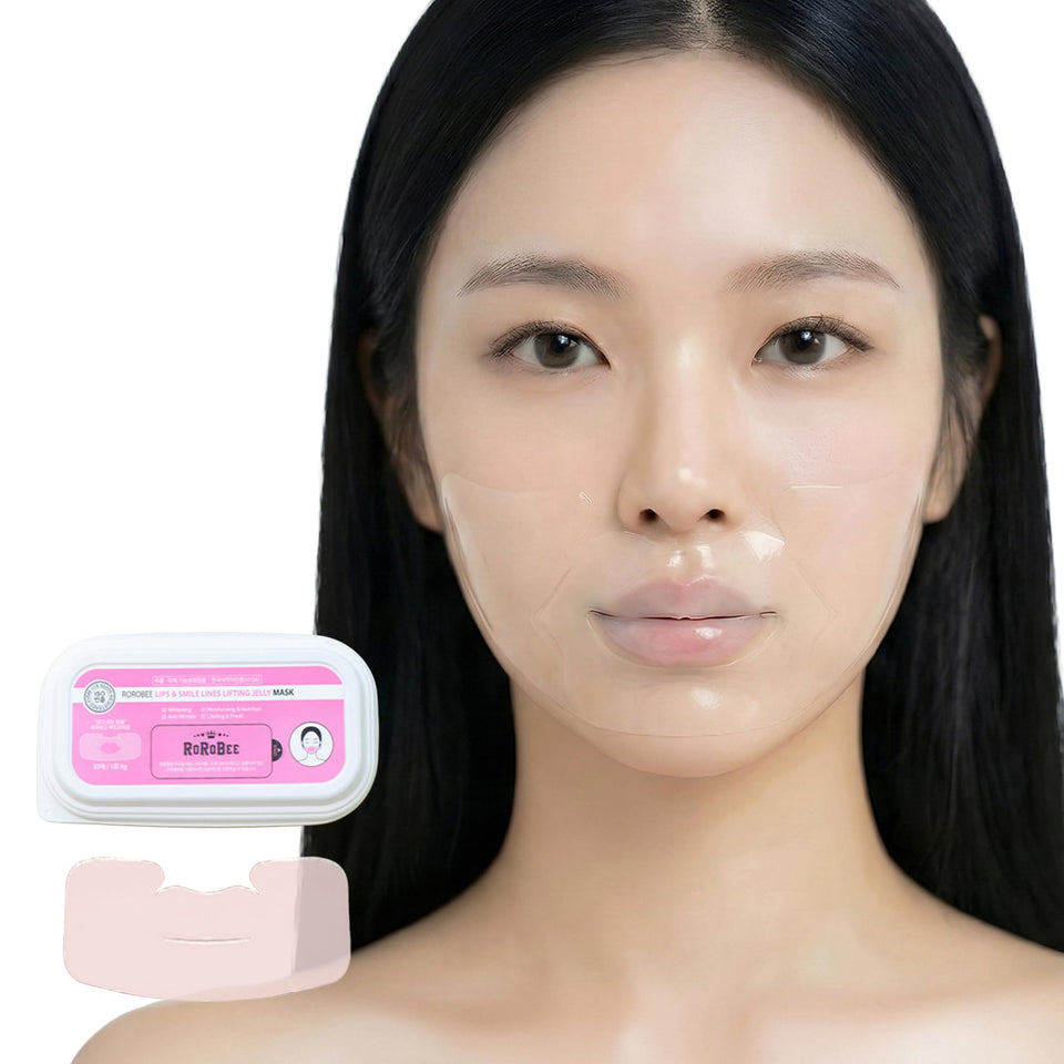 LOLOSKINNY front packaging showing product and benefits for targeted smile-line care