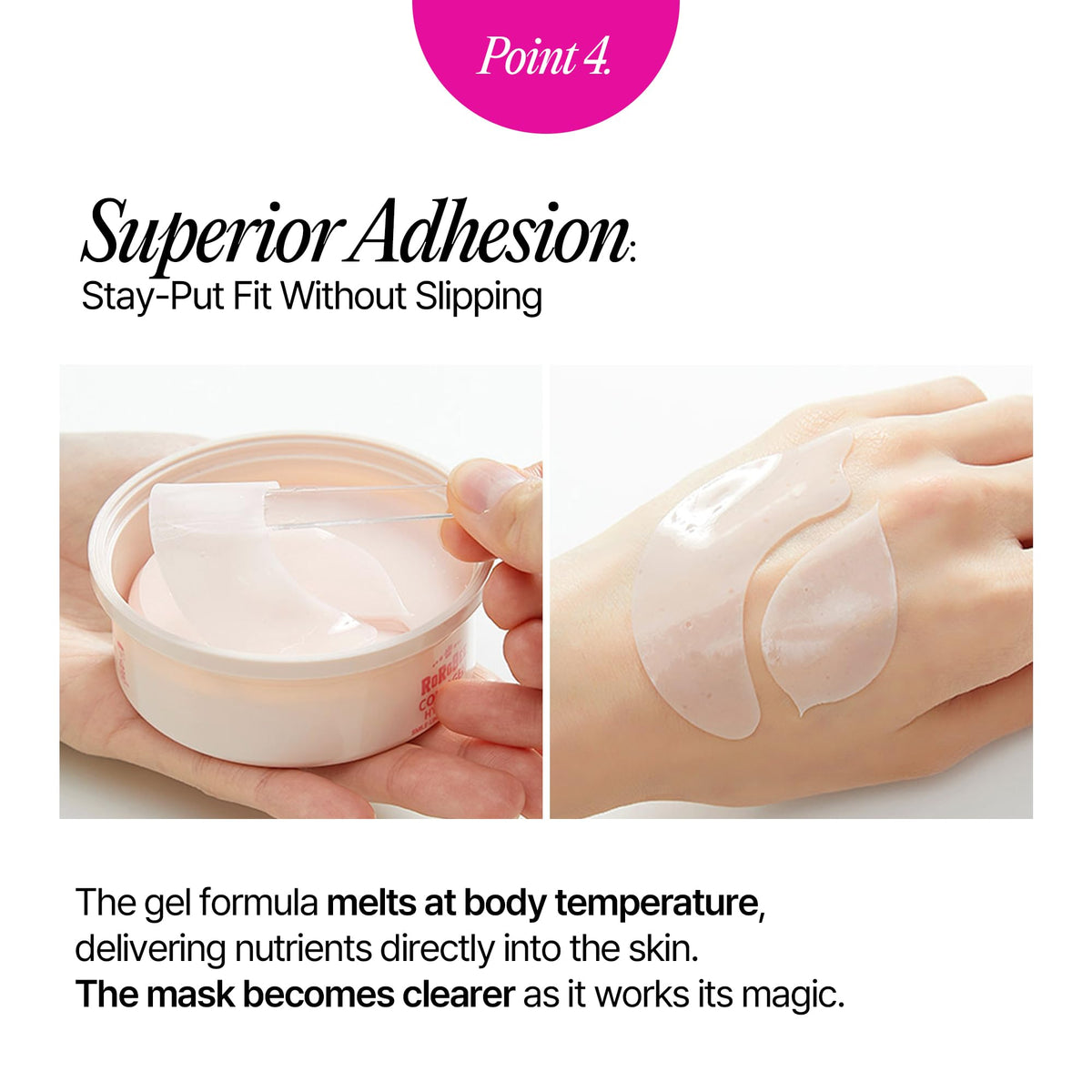 LOLOSKINNY open jar showing individual hydrogel sheets and contents