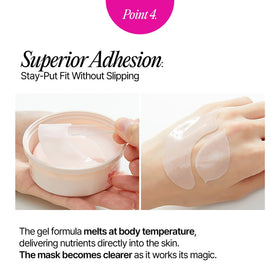 LOLOSKINNY open jar showing individual hydrogel sheets and contents