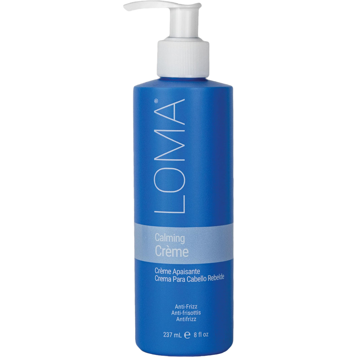 Loma Hair Care front jar view showing label and 8 ounce container for easy identification
