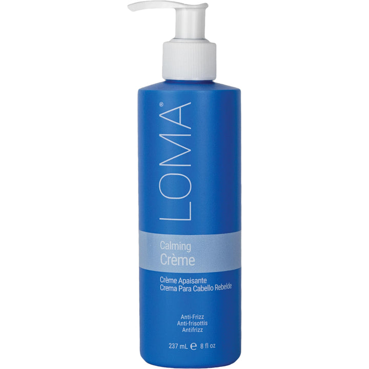 Loma Hair Care front jar view showing label and 8 ounce container for easy identification