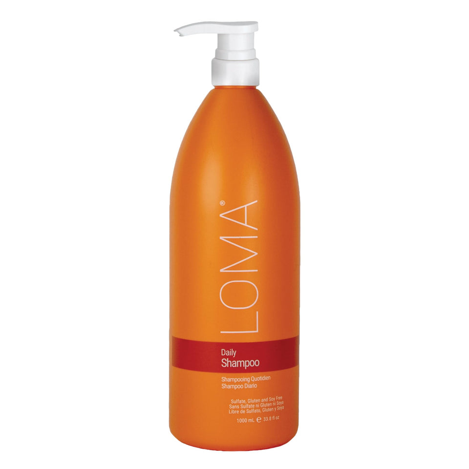 Loma bottle front packaging shows product and liter size for value