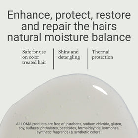 Loma shampoo in shower use rinsing away buildup for refreshed hair