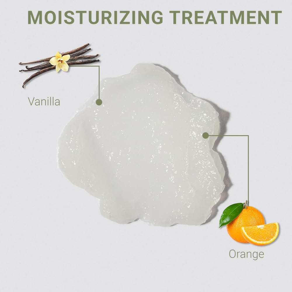Loma creamy conditioner texture pouring to show rich moisture
