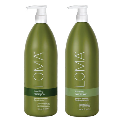 Loma duo front packaging showing liter bottles and branding for value