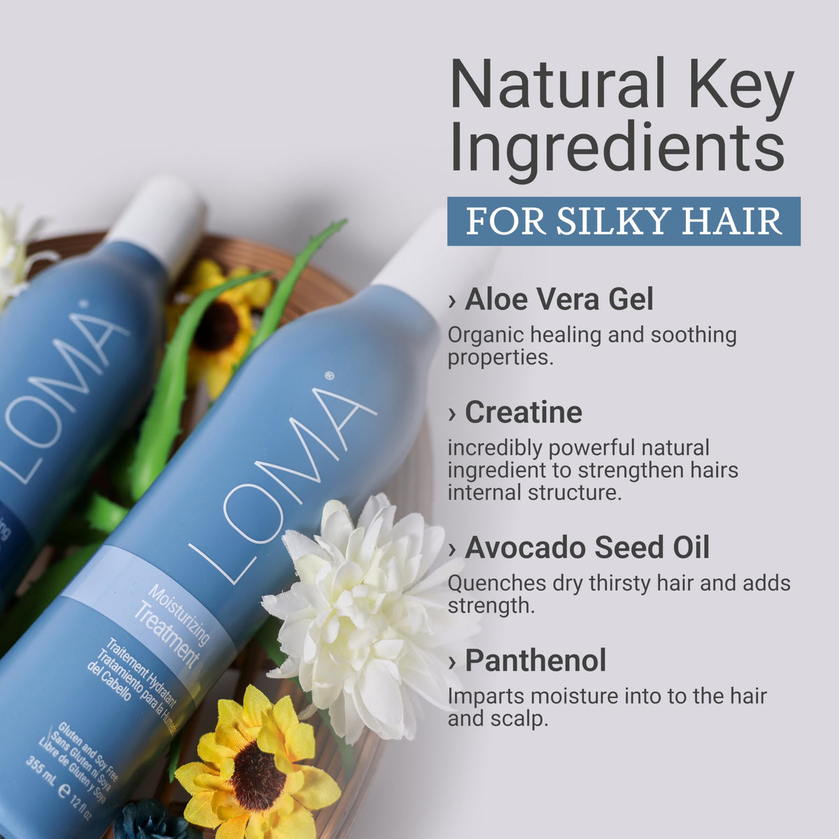 Loma duo placed on bathroom shelf, presents convenient everyday hair care pairing