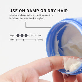 Loma fiber putty in hand demonstrating application and controllable separation