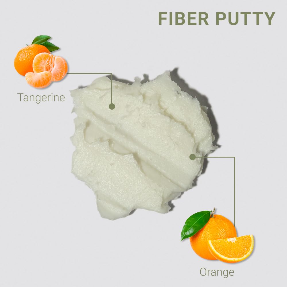Loma fiber putty texture close-up highlighting fibrous consistency for defined hold