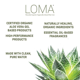 LOMA product in use under shower illustrating easy application and quick results