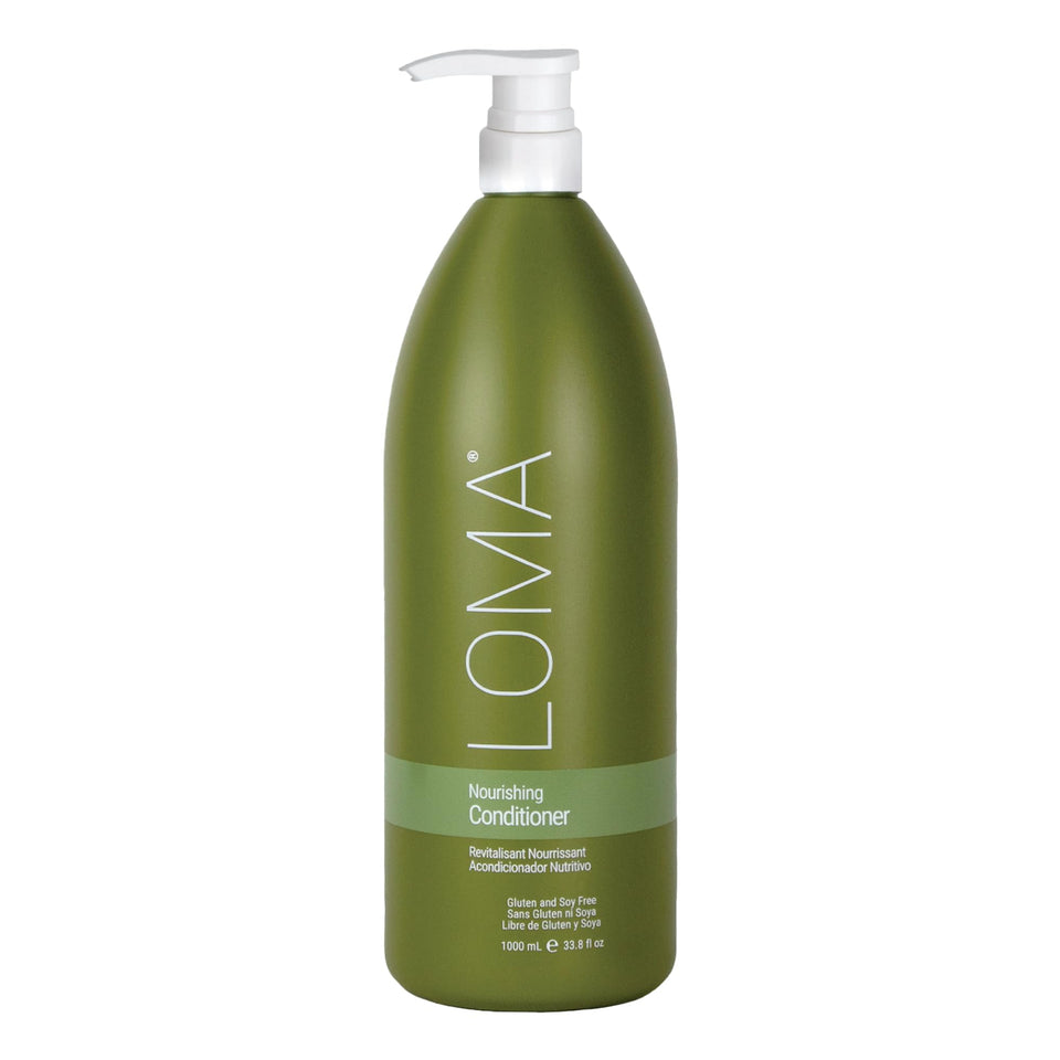 Loma front packaging showing 33 ounce bottle and label benefits