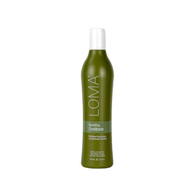 Loma nourishing conditioner front packaging showing label and size benefits