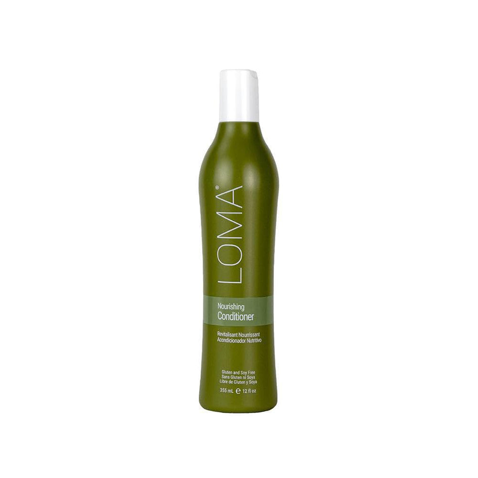 Loma nourishing conditioner front packaging showing label and size benefits