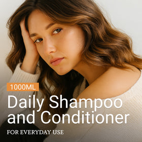 Loma shampoo pump close-up highlighting dispenser and label for easy everyday use