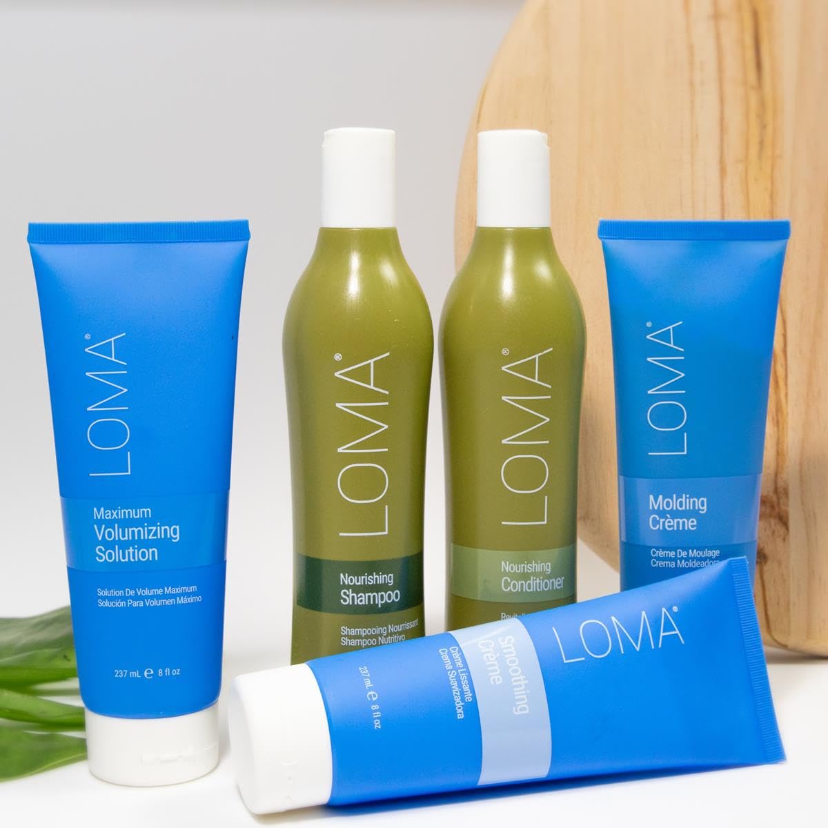 Loma texture close-up showing crème consistency for smooth application benefit