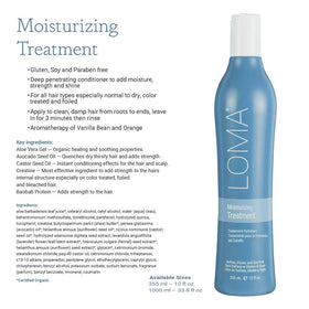 LOMA treatment cream close-up showing creamy formula for deep moisture