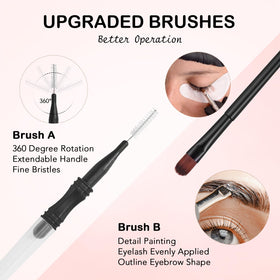 Lomansa applicator brush closeup showing precise tip for controlled application