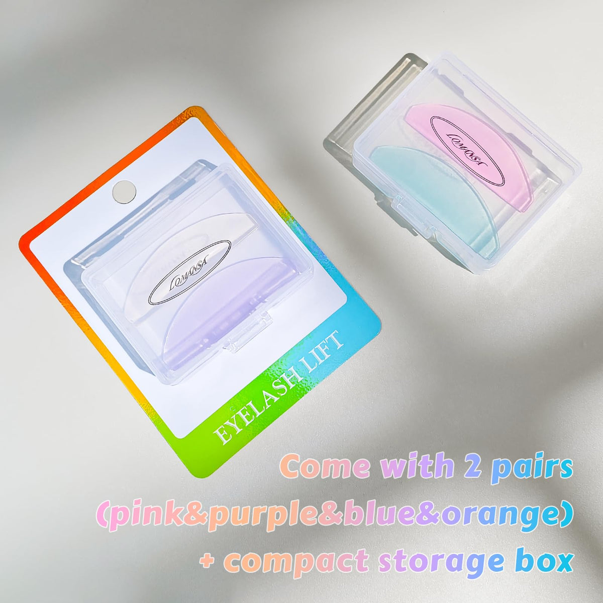 lomansa colorful set arranged to show four reusable pads improving salon speed