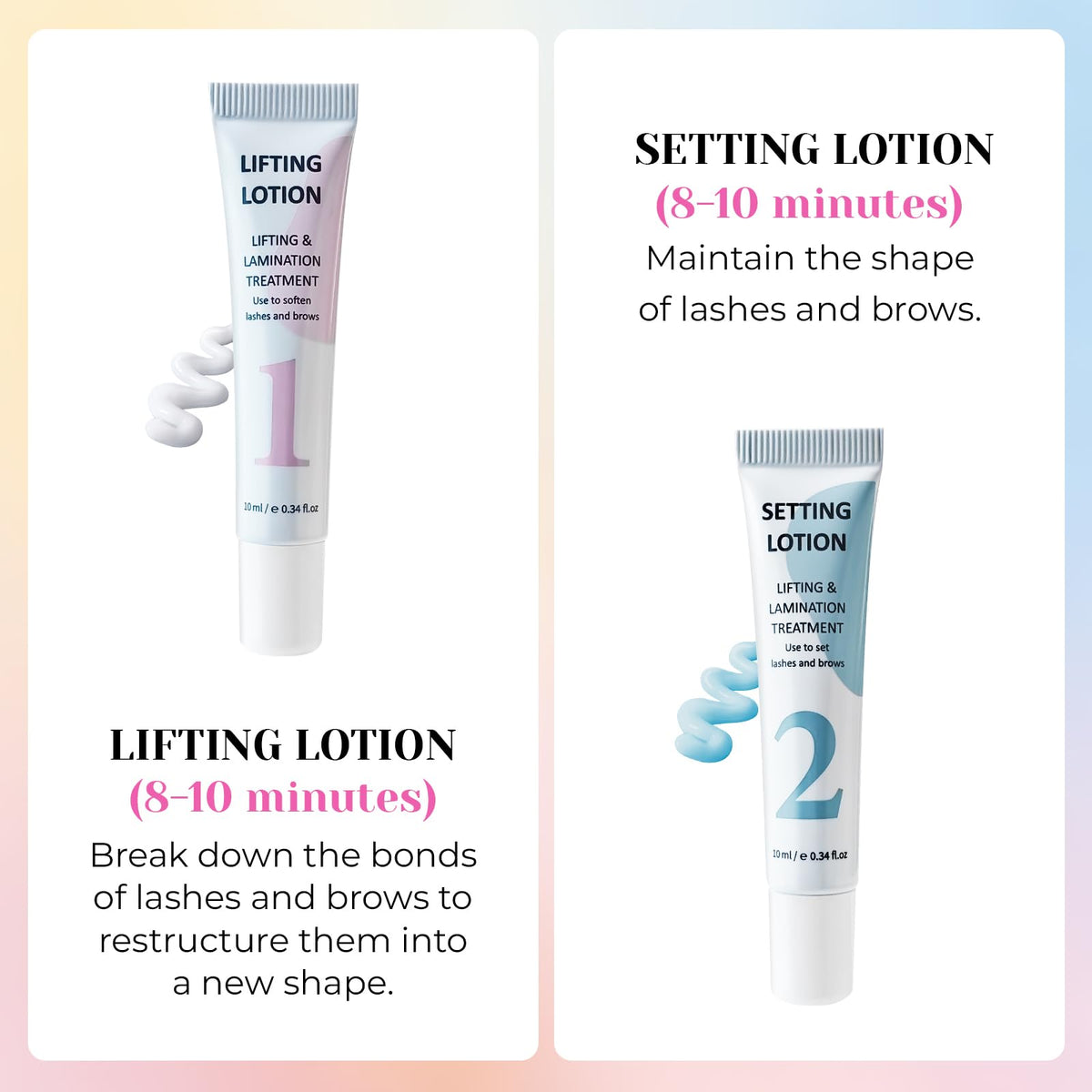 Lomansa lotion texture droplet demonstrating gentle formula and smooth spread