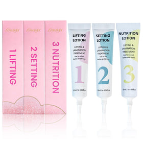 Lomansa front packaging showing 3-step refill and compact tubes for easy storage