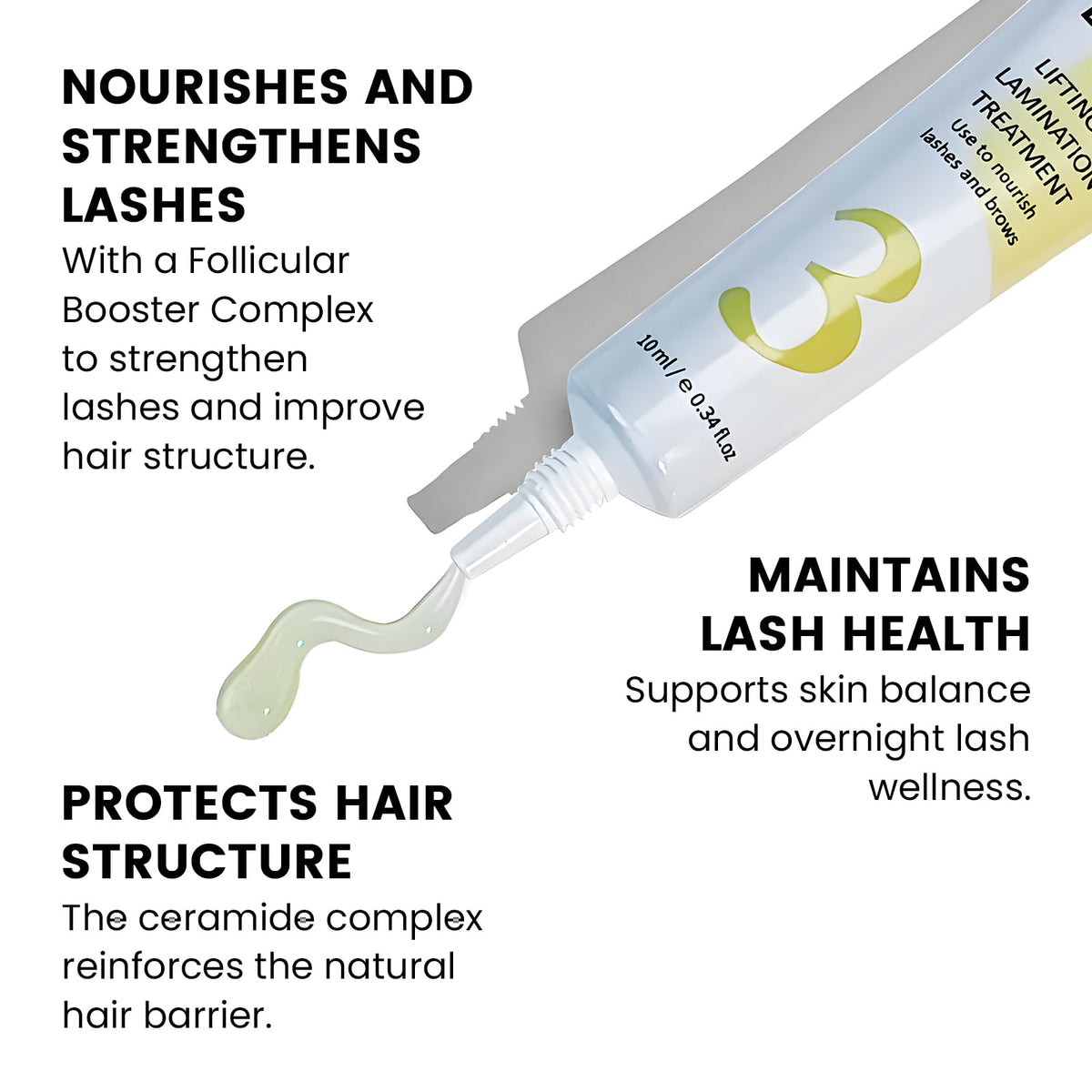 Lomansa Step 3 Nutrition tube detail showing conditioning benefit after lift