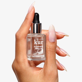 LONDONTOWN drop landing on freshly painted nail to speed drying and add shine