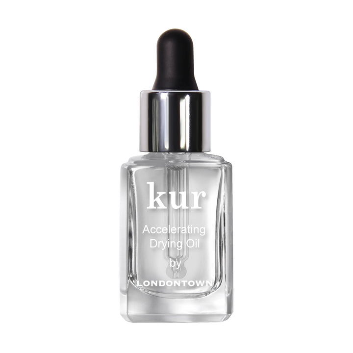 LONDONTOWN front bottle image showing product design and quick-dry benefit