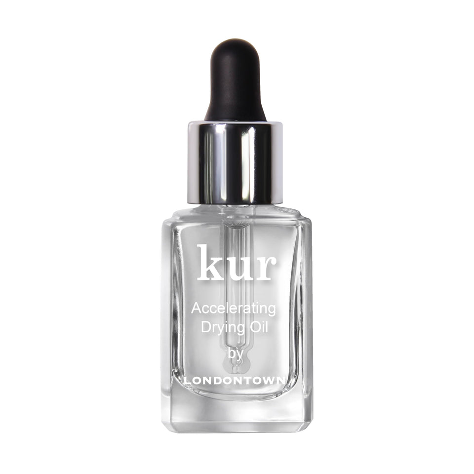 LONDONTOWN front bottle image showing product design and quick-dry benefit
