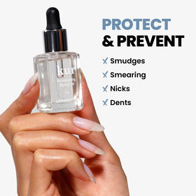 LONDONTOWN applied from hand to nail demonstrating easy use and fast results