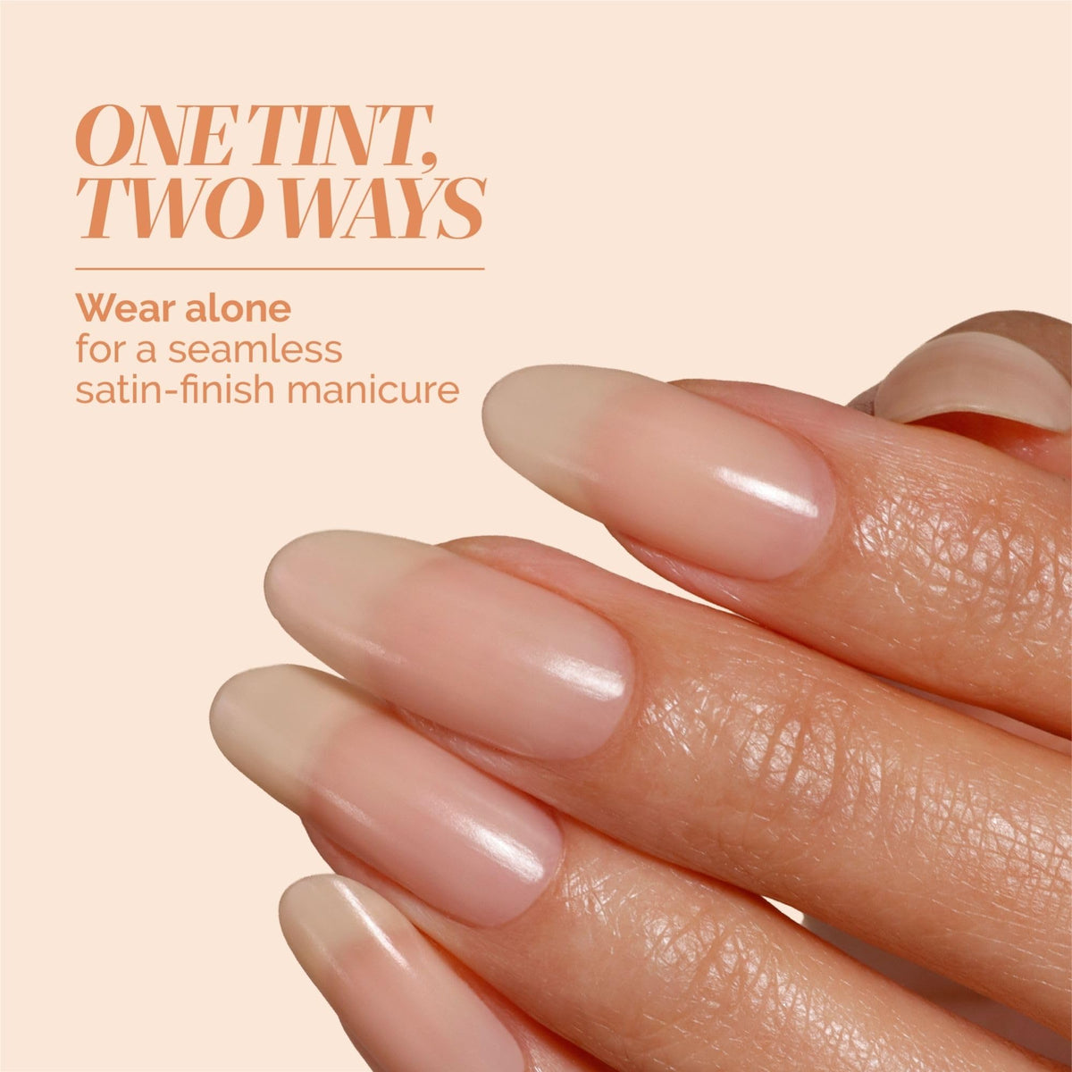 LONDONTOWN applying ridge filler to nails demonstrating smoothing benefit